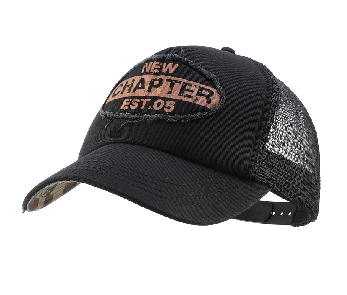 Men's Vintage Mesh Trucker Hat Outdoor Sport Summer Baseball Cap