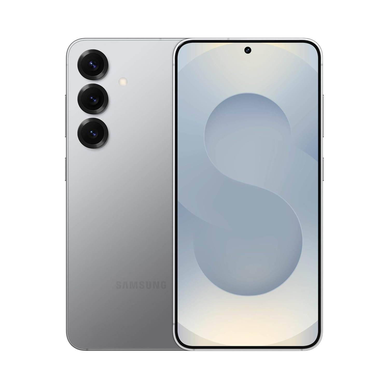 Samsung Galaxy S25 Cell Phone, 128GB AI Smartphone, Unlocked Android, AI Camera, Fast Processor, ProScaler Display, Long Battery Life, 2025, US Version, Silver Shadow (Renewed)