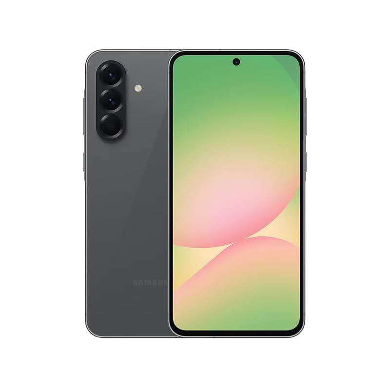 SAMSUNG Galaxy A56 5G 2025 | 256GB, 12GB, Dual SIM | 6.7" 120Hz AMOLED, IP67 Water Resistant, Android 15 | International Model Factory Unlocked for T-Mobile & Global | 25W Charger Bundle (Graphite)