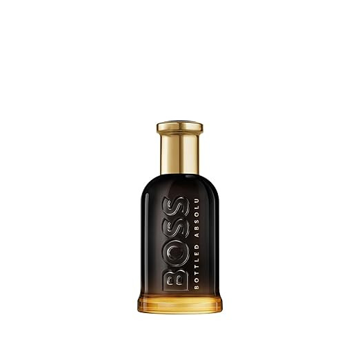 Hugo Boss Bottled Absolu Parfum Intense – Woody Men's Cologne – With Notes of Leather Accord, Patchouli & Cedarwood Essence – Long Lasting Fragrance
