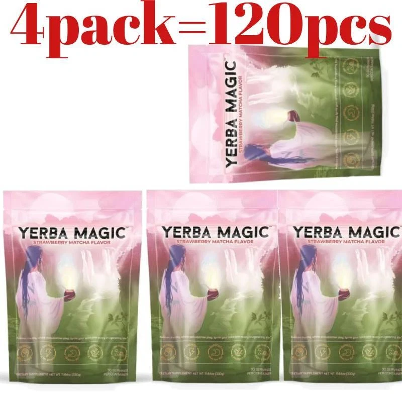 Yerba Magic Instant Tea Powder 3-in-1 Super Drink Probiotic Beve-120 X