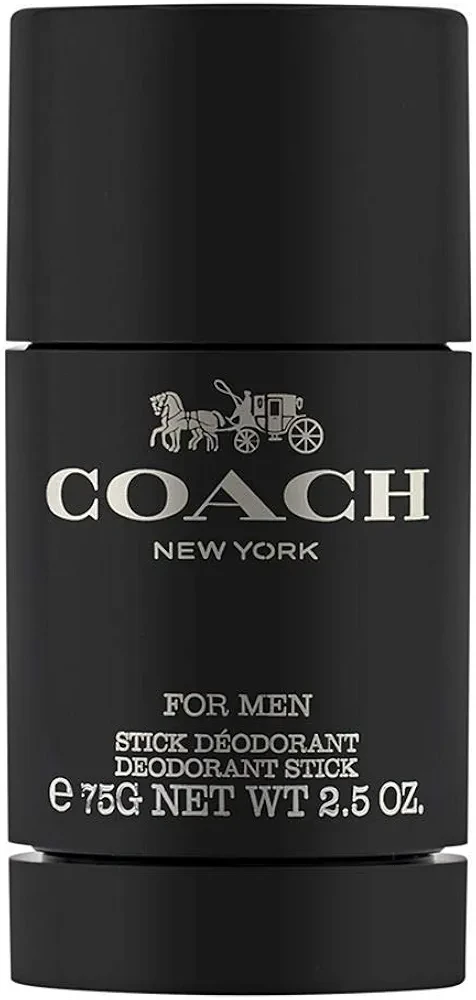 Coach For Men Deodorant Stick - Long Lasting Fragrance with notes of Pear Nashi, Cardamom & Vetiver - Fougere & Woody - 2.5 oz.