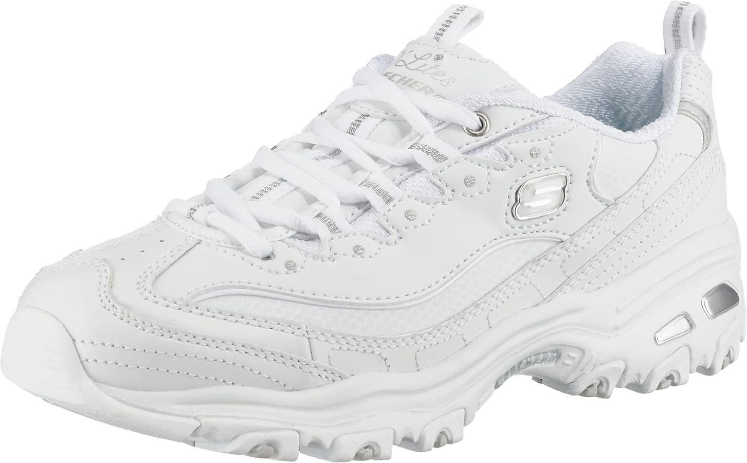 Skechers Women's D'Lites Fresh Start Memory Foam Lace-up Sneaker Fashion