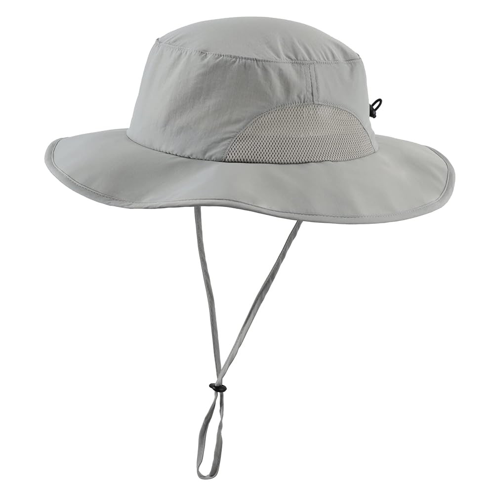 UPF50+ Mens Sun Hat Wide Brim Fishing Hat for Men UV Protection Womens Beach Bucket Hat for Golf Hiking Gardening