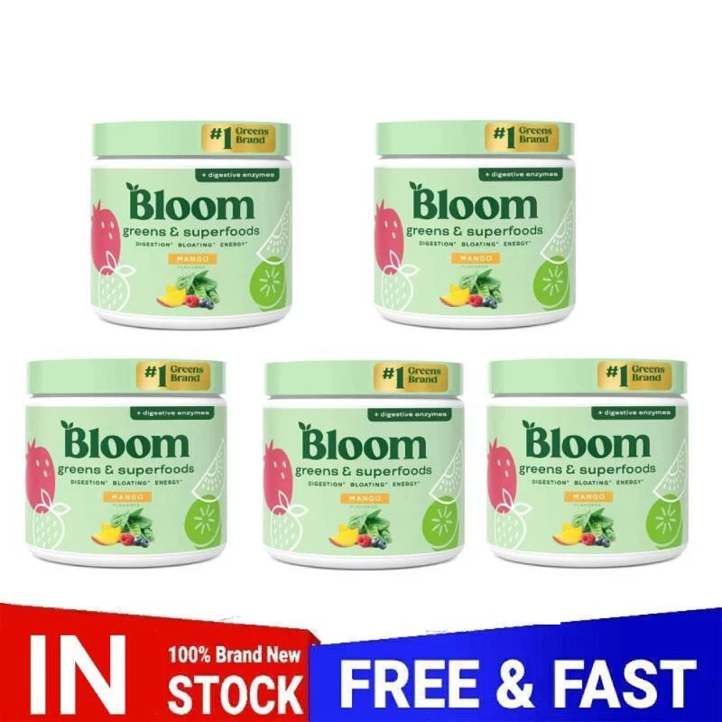 Bloom Nutrition Super Greens Powder Smoothie&Juice Mix Probiotics for Diges t