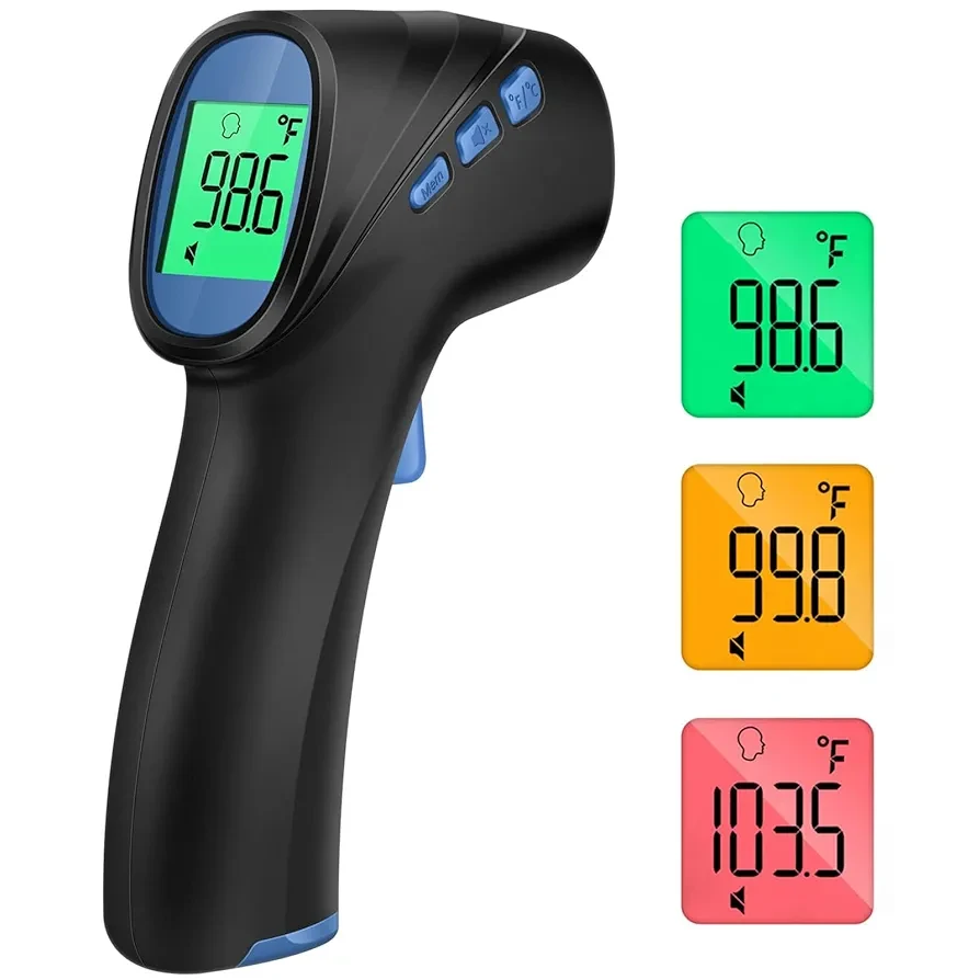 Forehead Thermometer for Adults and Kids, Digital Infrared Thermometer with Fever Alarm, FSA HSA Eligible, Fast Accurate Results, Easy to use