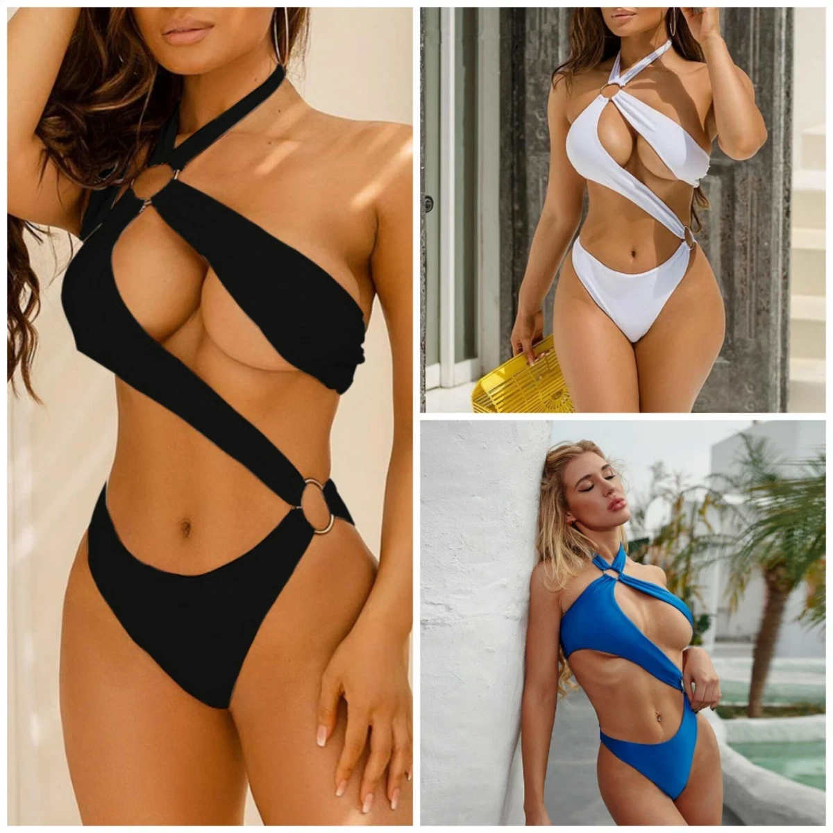 Bandage Monokini Bathing Suit Beach Wear Women's Sexy Swimwear Bikini Swimsuit
