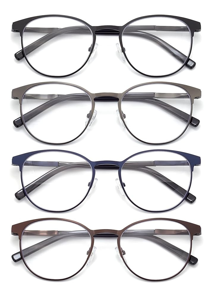 Many Kind of Reading Glasses Men Women, Spring Hinge Reader Blue Light Blocking or Clear Lens For S___