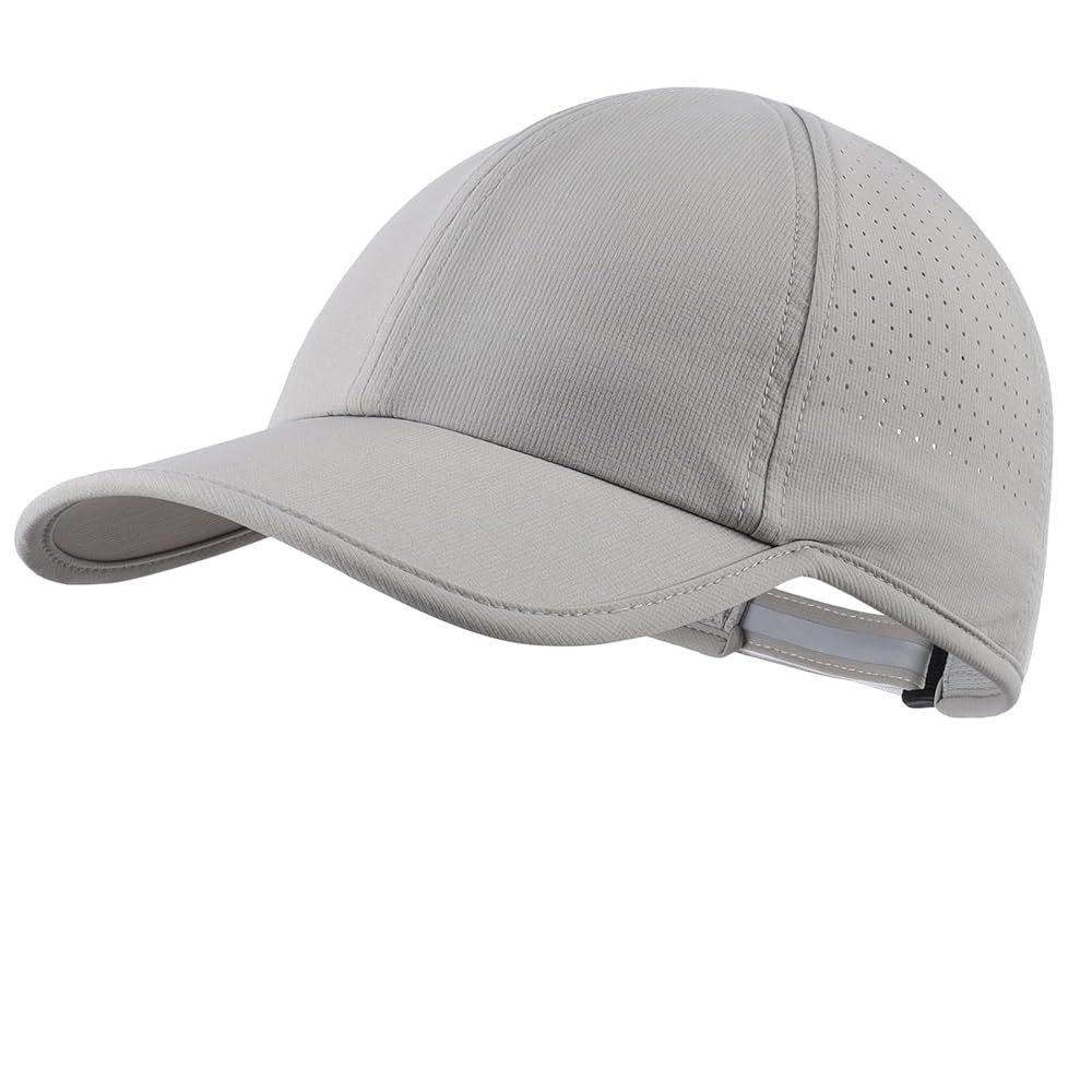 UPF50 Sun Hat for Men Women Reflective Water Repellent Quick Dry Baseball Cap Golf Running Outdoor Sport Hat