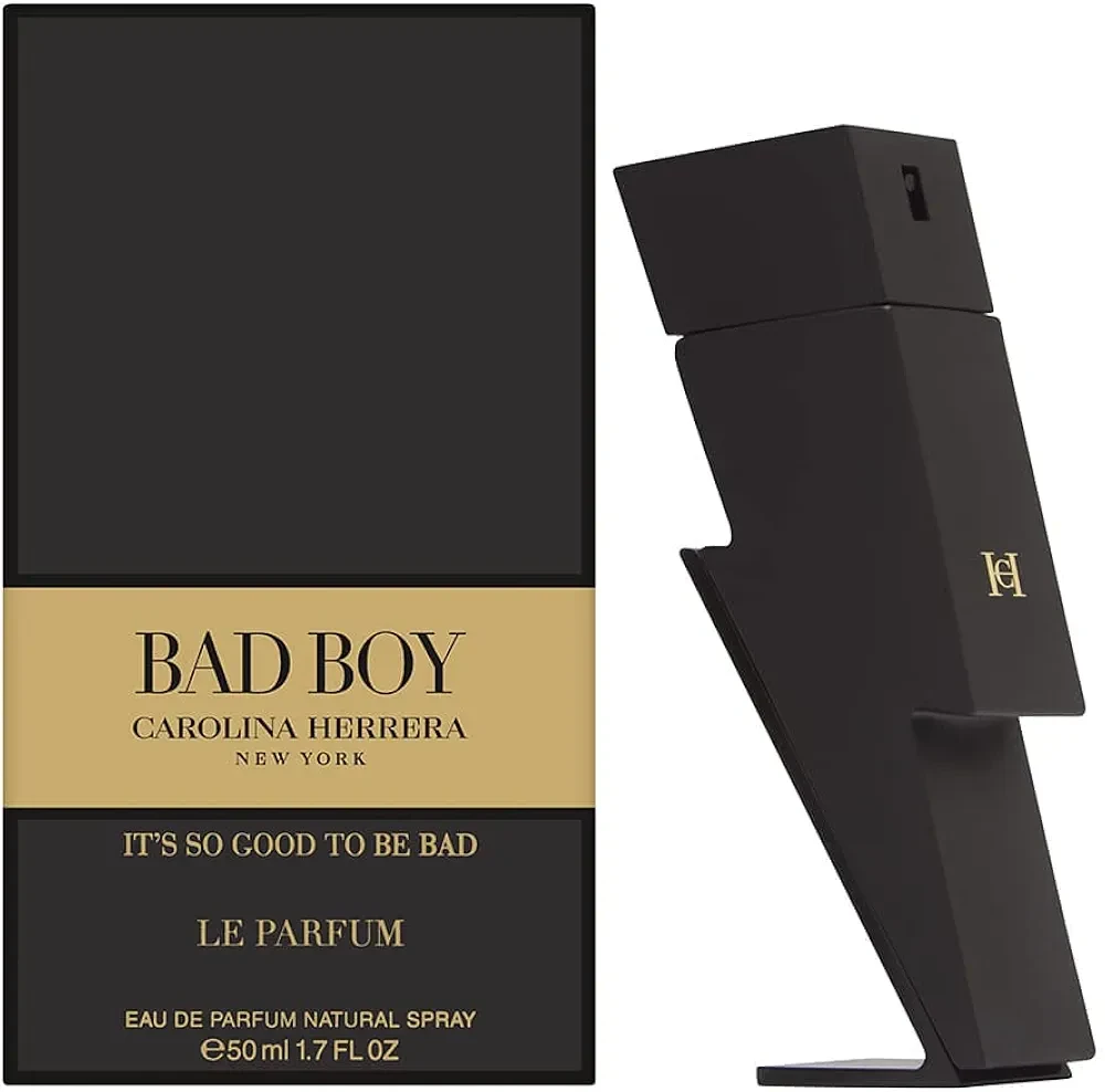 Carolina Herrera Bad Boy Le Parfum for Men Eau de Parfum Spray, 1.7 Ounce