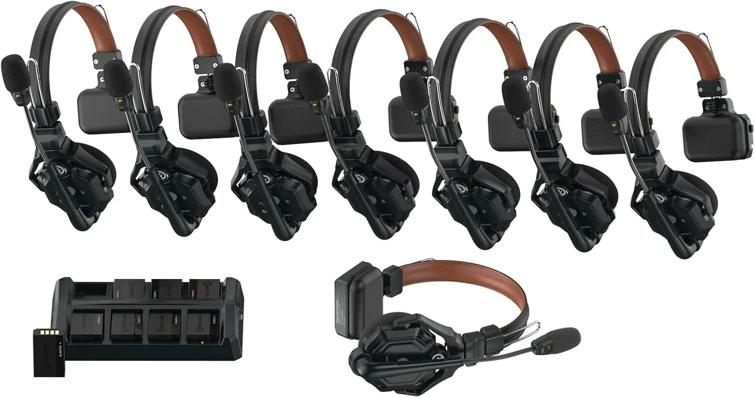 Hollyland Solidcom C1 Pro Wireless Intercom Headset System 8-Person 1100ft ENC