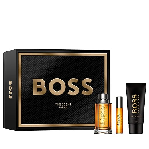 Hugo Boss The Scent Eau de Toilette – Ambery Men's Cologne – With Notes of Ginger, Manika Fruit & Leather Accords – Long Lasting Fragrance