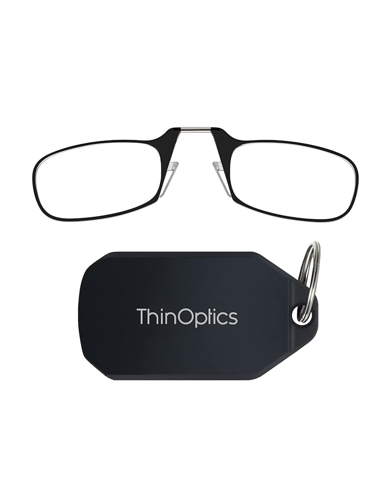Keychain Case and Readers Rectangular Reading Glasses 100+ bought in past month