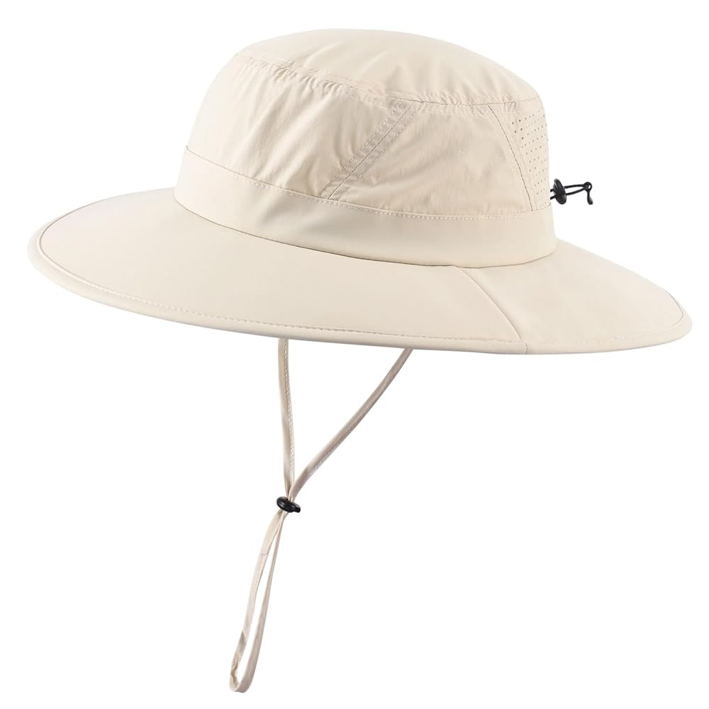 UPF 50+ Sun Hats for Men Women Foldable Wide Brim Fishing Hat Quick Dry Summer Outdoor Garden Safari Bucket Hat