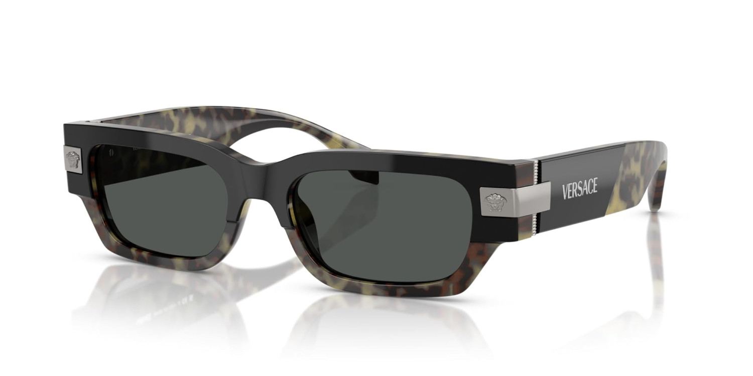 Man Sunglasses Black Frame, Dark Grey Lenses, 53MM